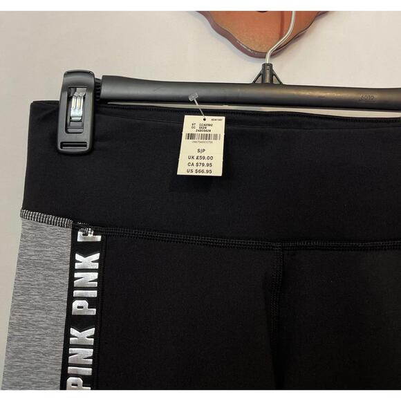 Victorias Secret PINK Small Black Cozy Winter Pull-On Pocket Legging NEW! A1803 - Picture 7 of 7
